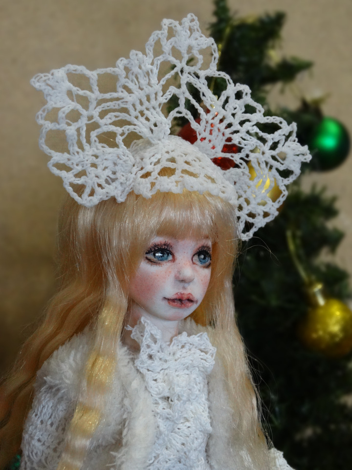 Ещё немного об авторской кукле Снегурочке (фото 3)