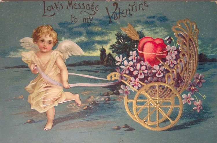 Старинные открытки с Денем Святого Валентина | Бэйбики Старинные открытки с Денем Святого Валентина