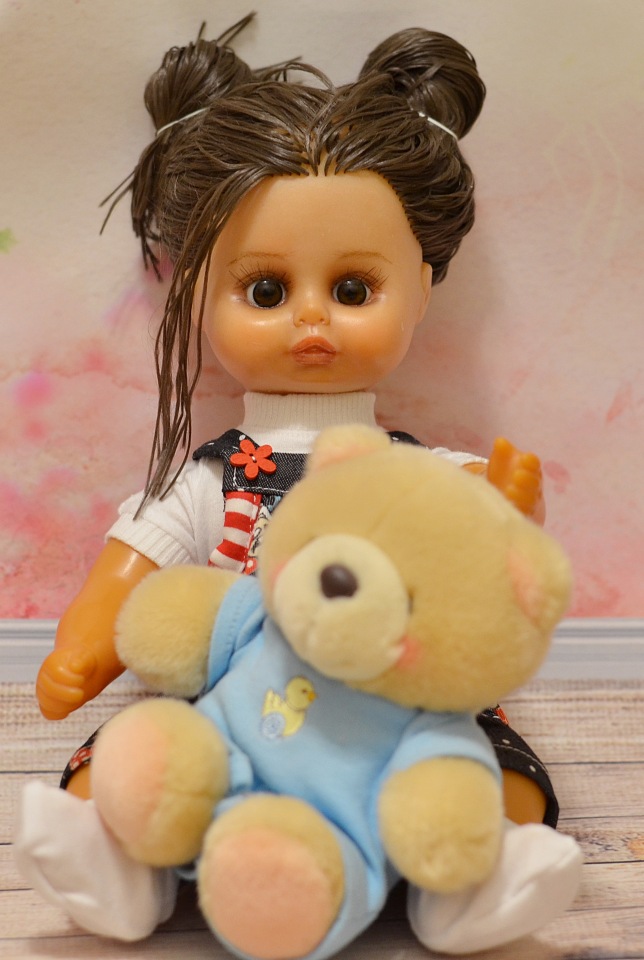 ООАК старенькой немочки — Ремонт кукол СССР и ГДР (немок): чернота (фото 2)