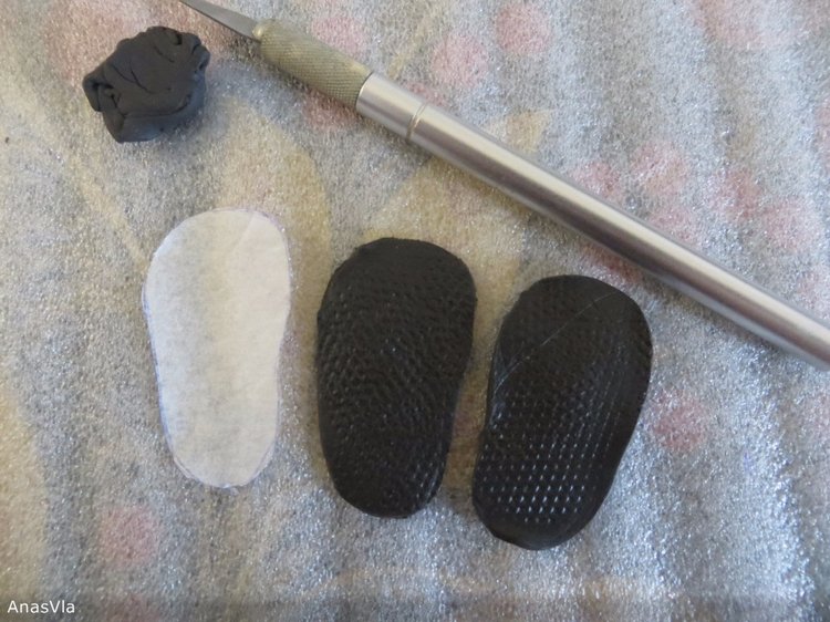 Кеды для Мари Мастер класс по кукольной обуви (фото 3)