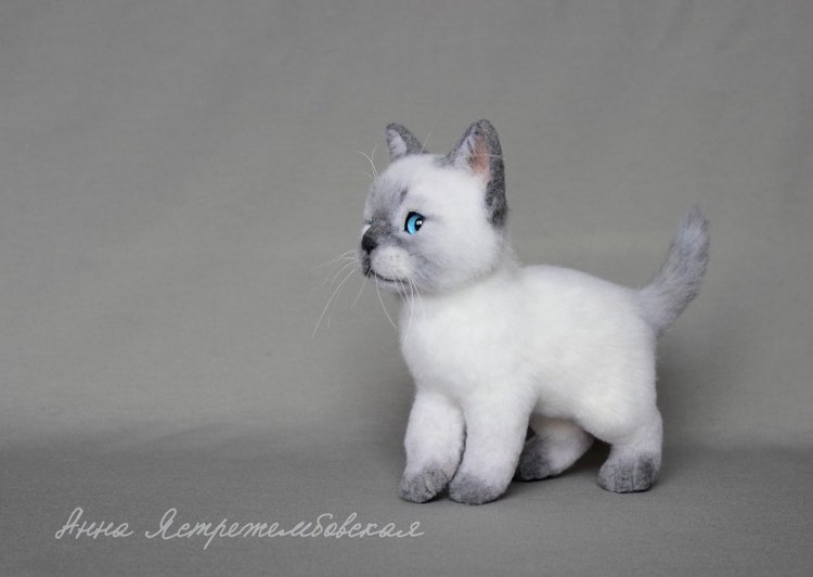 На прогулке — Валяные игрушки из шерсти: сухое валяние (фото 3)