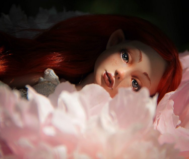 Лаурендиэ и пионы — Авторские шарнирные куклы своими руками: лепка