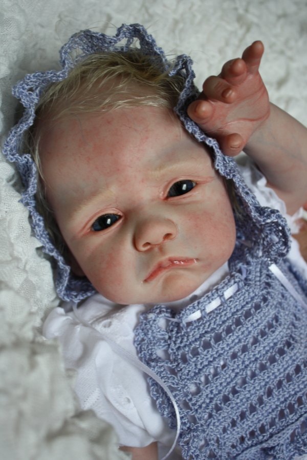 Куклы Реборн. Малышка в голубом (фото 6)