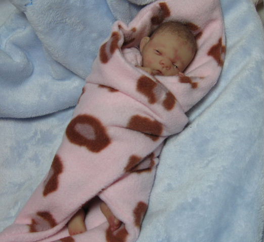 Детки - куклы OOAK — Авторские миниатюрные куклы: лепка (фото 9)