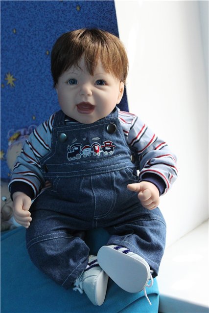 Малыш Грекхем или просто Саша от Lee Middleton Dolls (фото 4)