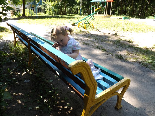 Летняя прогулка Танечки. Кукла реборн