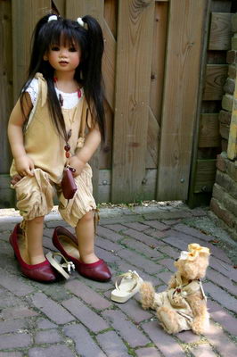 SETINA - шалунья и красавица от Annete Himstedt, коллекция 2008 года (фото 7)