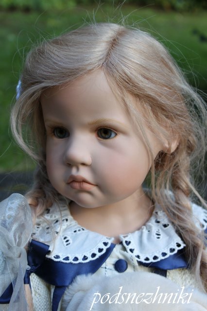 Летние девочки - редкие белокурые красавицы от Хильдегард Гюнцель для Walterhäuser Puppenmanufaktur