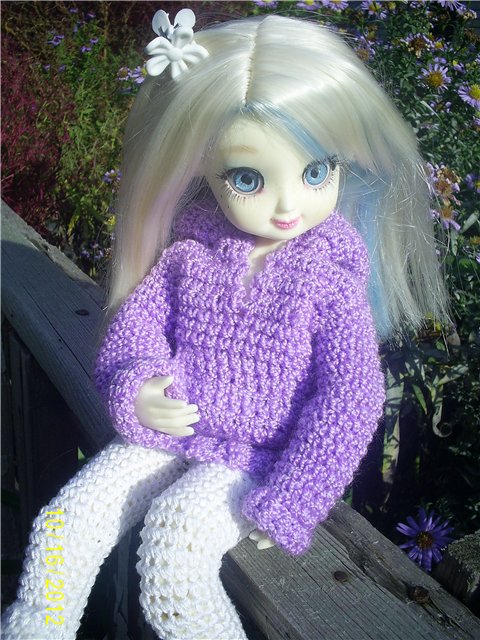 Сиреневый туман... Обновки для куклы БЖД (фото 3)