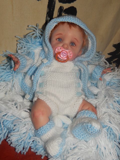 В голубых тонах. Мои вязалочки | Бэйбики В голубых тонах. Мои вязалочки (фото 10)