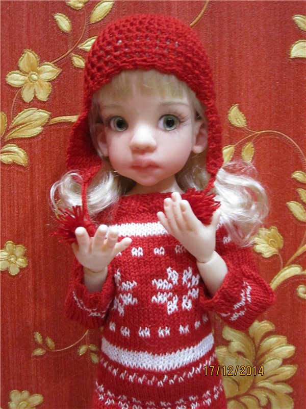 Наш новогодний костюм:) — Куклы Kaye Wiggs (Кайе Виггс): авторские BJD (БЖД) (фото 3)