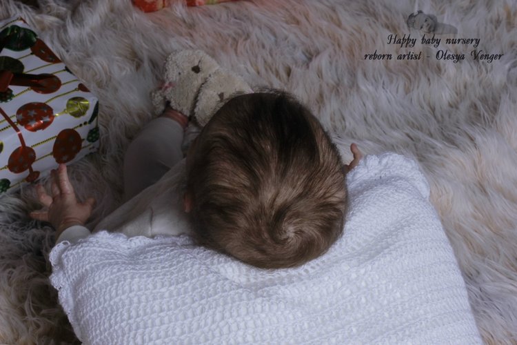 Моё предновогоднее чудо, моя Карлотта. Кукла реборн Олеси Венгер