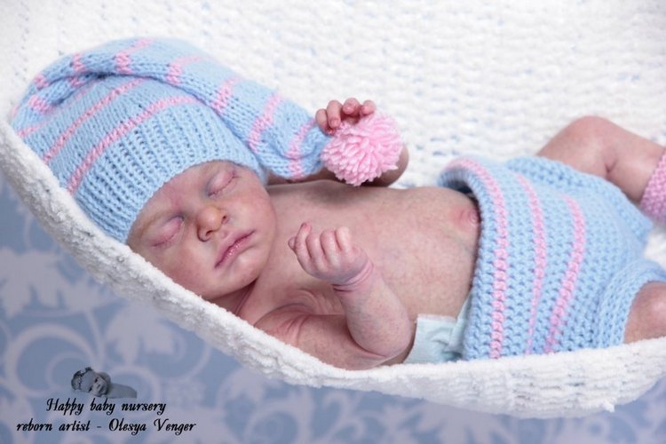 Моя принцесса Крошечка-Кокошечка. Кукла реборн Олеси Венгер