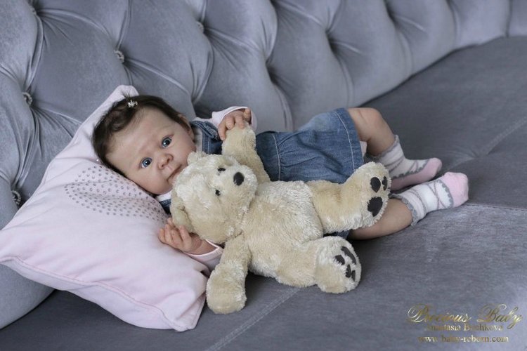 Моя маленькая пуговка! Кукла реборн Анастасии Бочковой (фото 4)