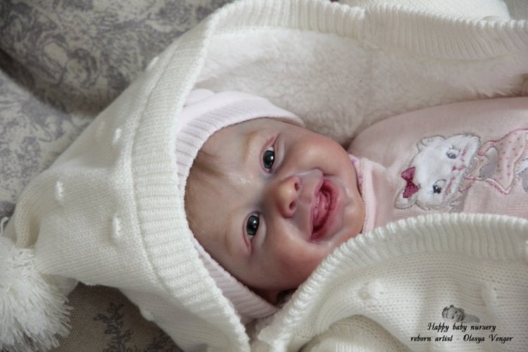 Мой солнечный лучик, моя радуга, мое счастье, моя Милена, Миленочка, Милеша. Кукла реборн Олеси Венгер