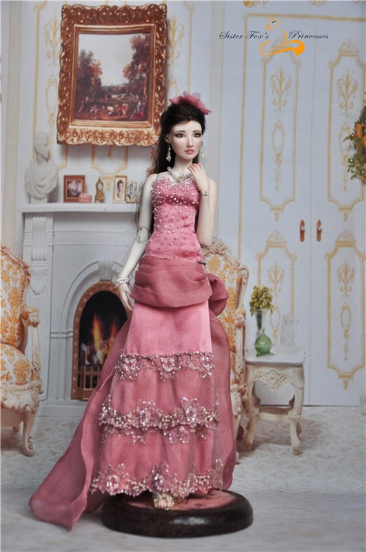 Фарфоровая шарнирная кукла Жасмин от SisterFox | Бэйбики Фарфоровая шарнирная кукла Жасмин от SisterFox