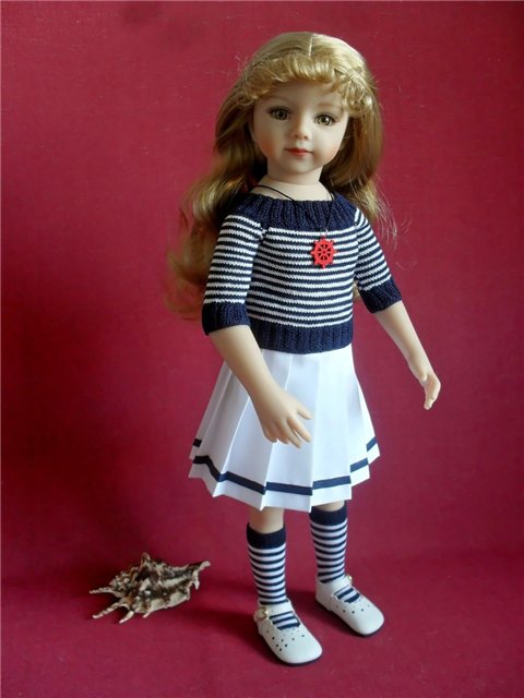 Морские мотивы ушедшего лета и куклы "Maru and friends" (фото 5)