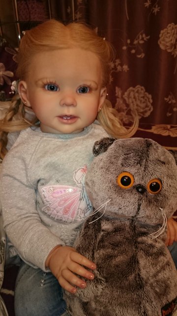 Мое солнышко - малышка Джастина из молда Бонни by Linda Murray