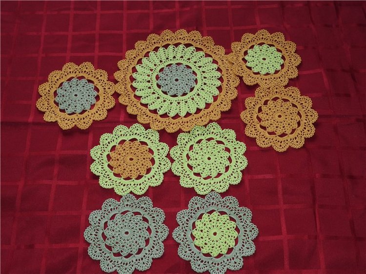 Вязание салфеток – это поистине верх мастерства владения крючком