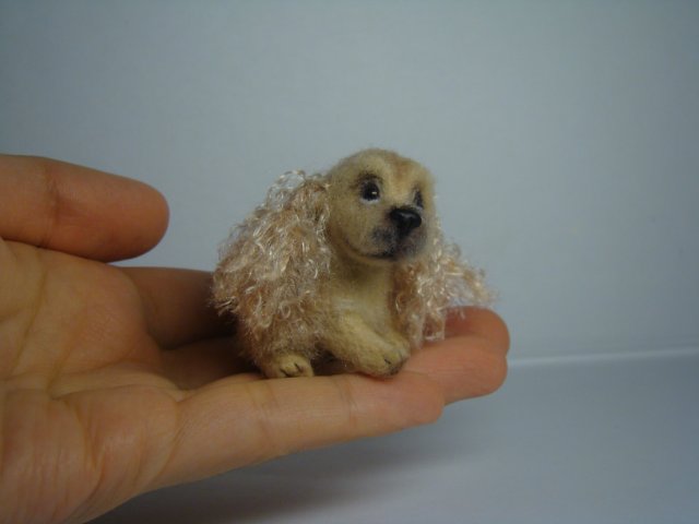 Настоящий верный друг. Авторская игрушка валянием Ольги Чернухо