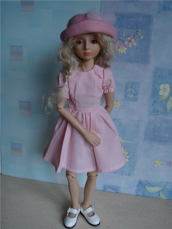 Коллекционная шарнирная девочка - винил Р. Тоннера, ООАК (фото 3)