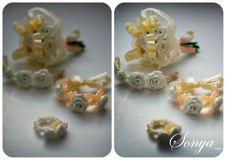 Кукольные мелочи. Часть 4. "Цветочная бижутерия"