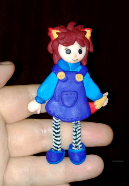 Кукла-магнит — Лепка авторских игрушек и папье