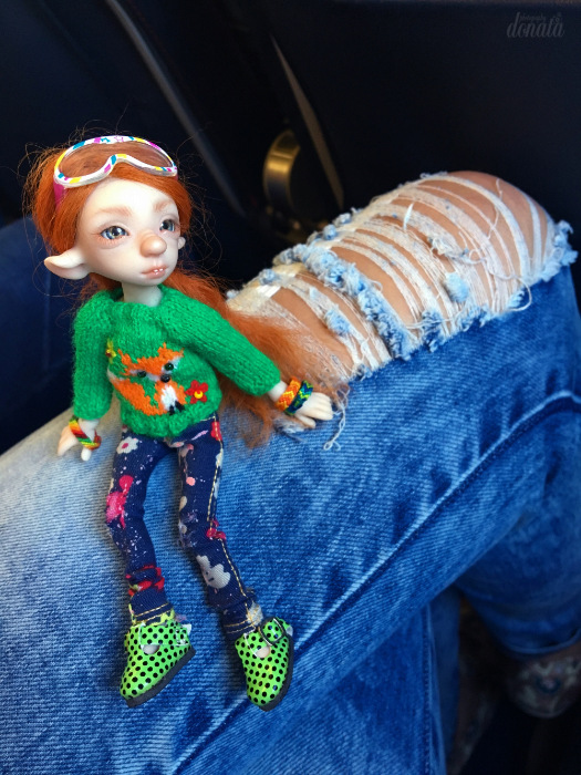 Как Фиби в отпуск съездила. Авторская бжд-мышка Лидии Снуль