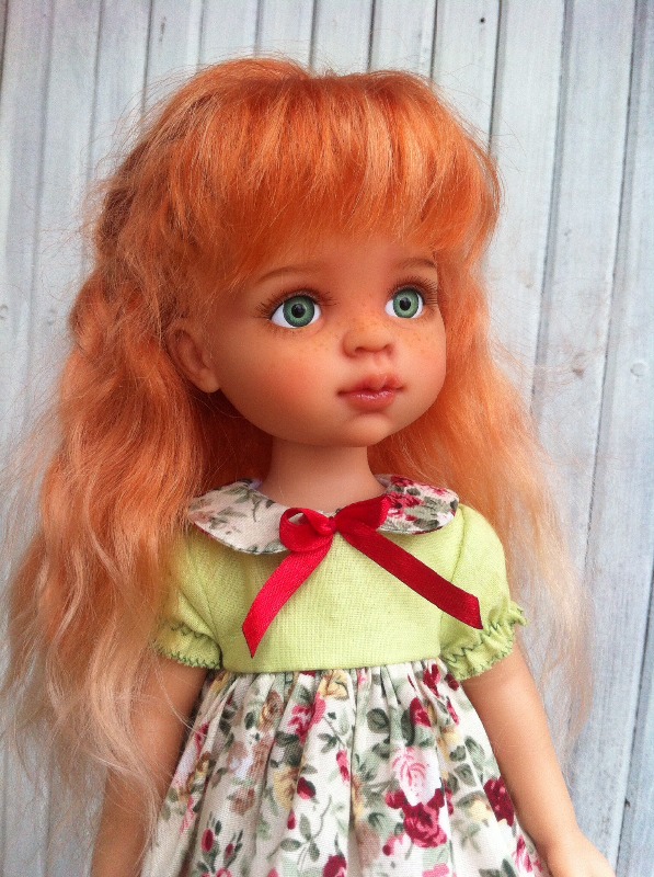 Рыжий, рыжий, конопатый — ООАК Paola Reina (Паола Рейна) и испанских кукол: перерисовка (фото 4)