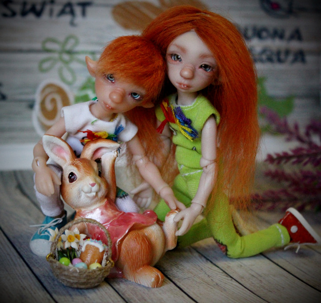 Happy Easter! Шарнирные мышки Лидии Снуль