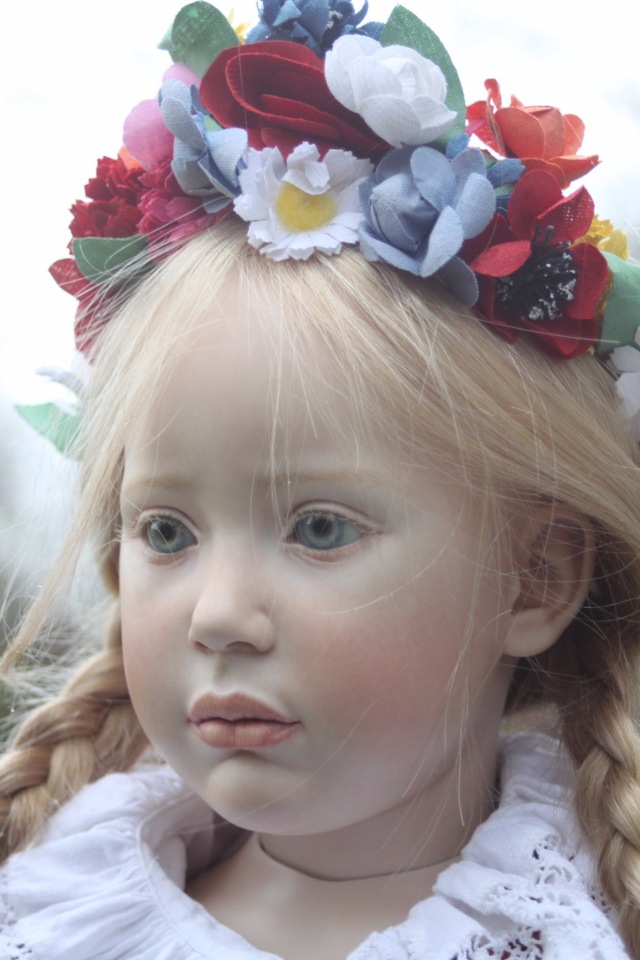 Процесс создания фарфоровых кукол - Джинн Гросс (Jeanne Gross). Часть восьмая - Национальный костюм