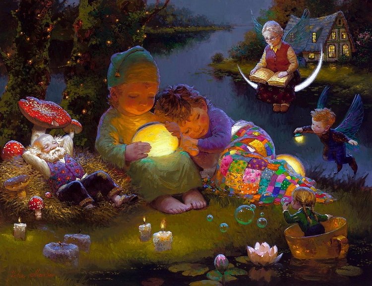 АНГЕЛЫ РЯДОМ С НАМИ ЖИВУТ... Сказочный иллюстратор