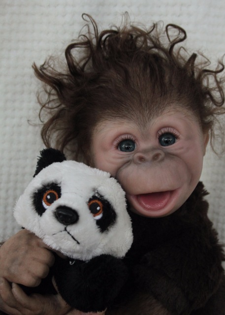 Карамелька кукла-реборн Элины Кудрявцевой