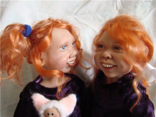 Лаура и Луиза. Авторские куклы ООАК Кондрашовой Ирины