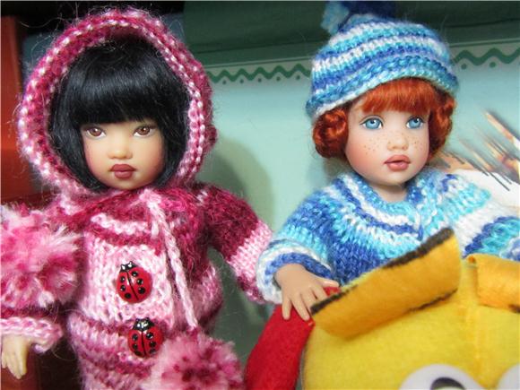 Рабочие будни, но скучать не приходится. Куклы Helen Kish