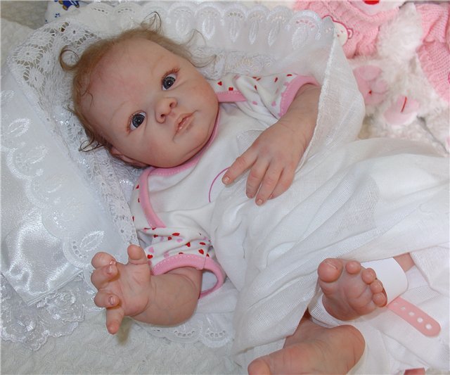 Мамина радость. Кукла Реборн из молда Джилл | Бэйбики Мамина радость. Кукла Реборн из молда Джилл (фото 10)