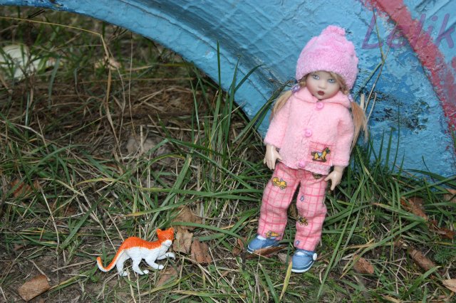 Прогулка с кнопочкой. Теплая одежда для моей куколки