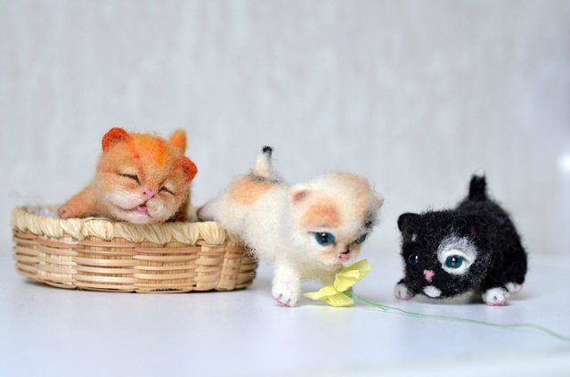 Котобанда. Игрушки валянием из шерсти своими руками (фото 3)