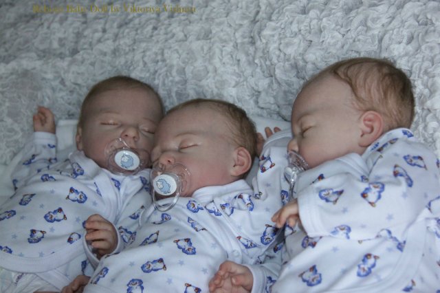 Тройняшки Джошики... Куколки реборн Виктории Вишни