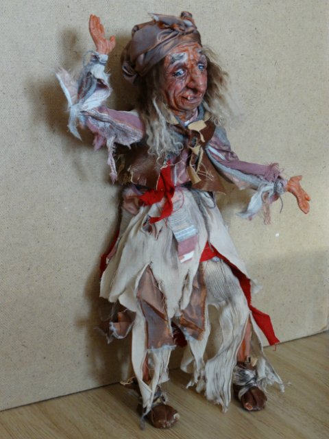 Баба - Яга. авторская кукла (фото 9)