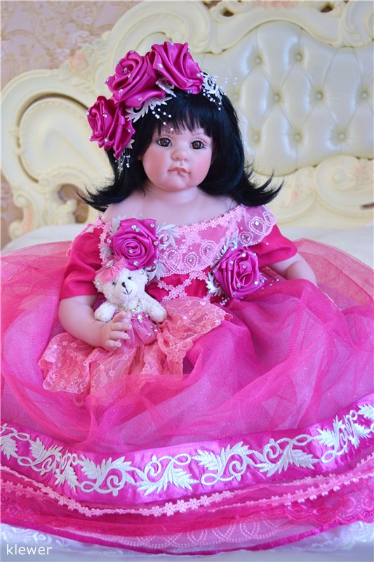 Моя любимая "китайская роза" в новом образе. "China doll" Fayzah Spanos (фото 7)