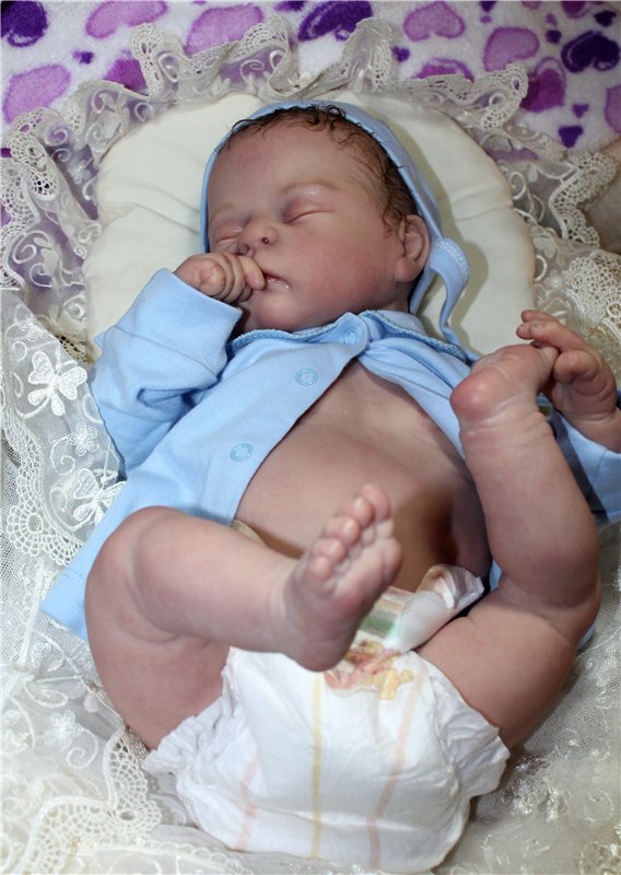 Сплюшечка Пенни. Кукла-реборн Елены Иваховой (фото 4)