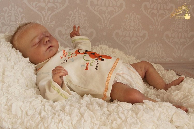 Макарик в роли Тигрули. Кукла реборн Наталии Сомовой