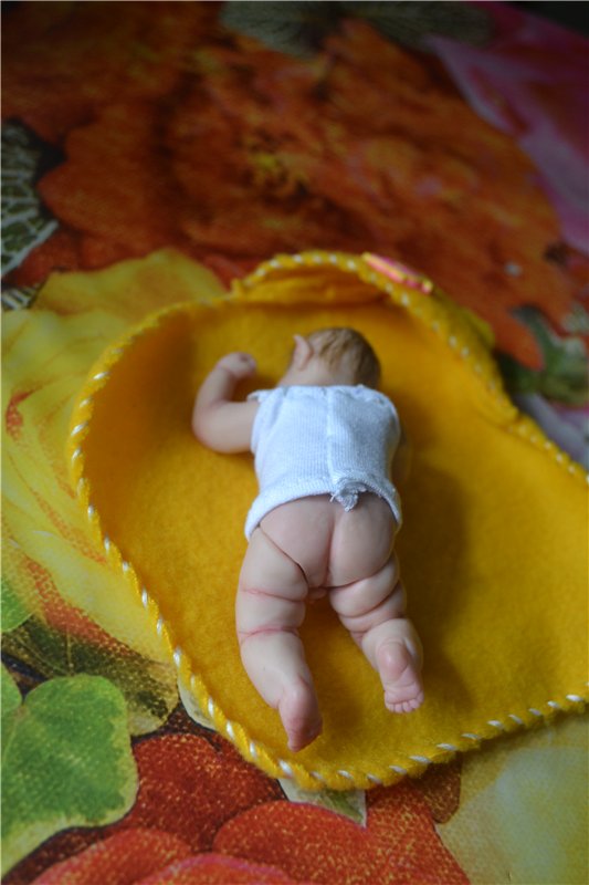 Эльфик, мини кукла ООАК Медведевой Ольги (фото 2)