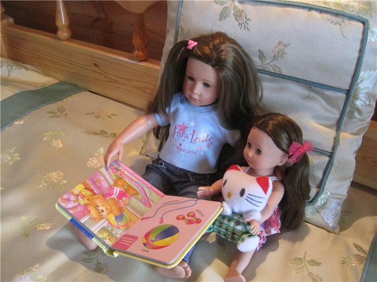 Сестрёнки. Куклы Готц Алиса и Оленька