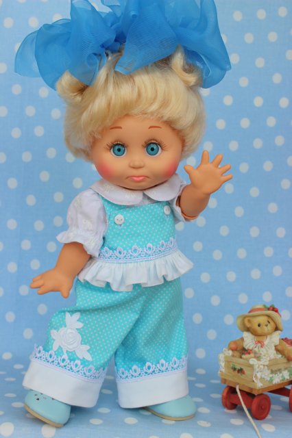 А у нас новый нарядик) — Куклы Galoob Baby Face (Фейсинки): винтаж 90 (фото 7)