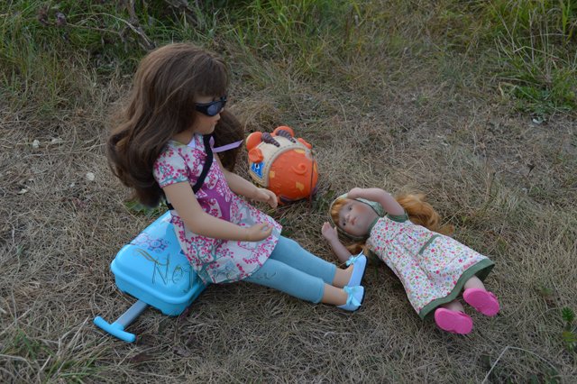 Француженка в провинции. Куклы Sylvia Natterer finouche от Petitcollin и minouche от Kathe Kruse