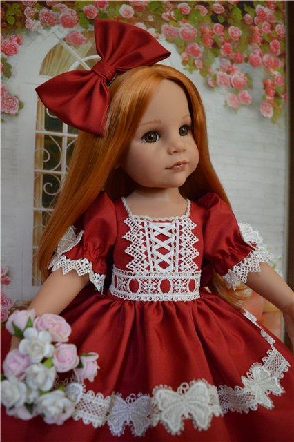 Красное платье для Ханночки | Бэйбики Красное платье для Ханночки (фото 5)