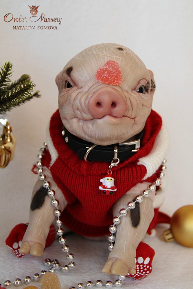 Свинка Пеппа и её младший братик Джордж. Поросята реборн Наталии Сомовой