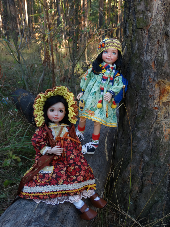 Любимые куколки Jolina в осеннем лесу (фото 2)